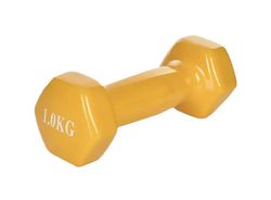 Гантель для фітнесу з вініловим покриттям 1 кг